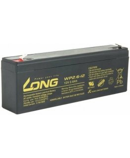 Long ILGA švino rūgšties baterija 12V 2,6Ah F1