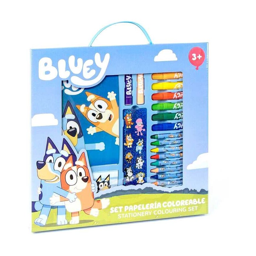 CERDÁ Bluey coloring stationery set – 2
