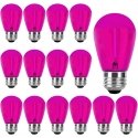 Visional LED Dimmable filament bulb E27, S14, 1W, 100lm, 2700K, 360°