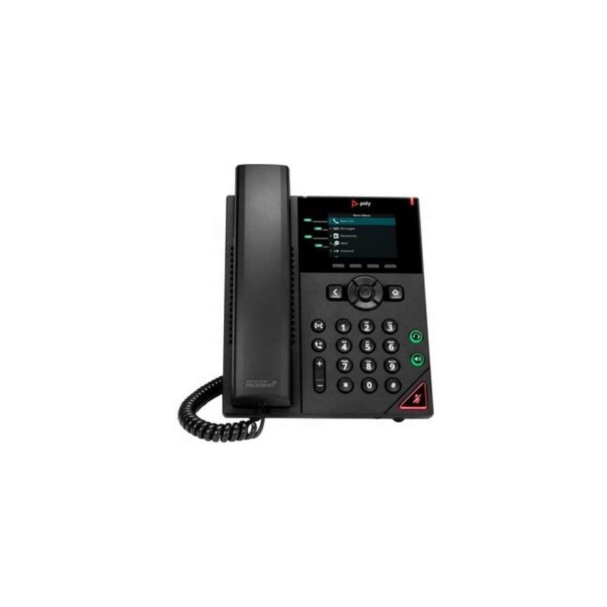 HP VVX 250 4-Line IP Phone and PoE-enabled-WW
