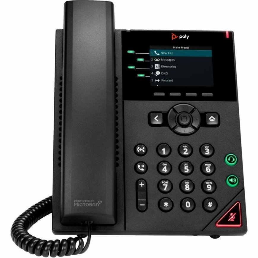 HP VVX 250 4-Line IP Phone and PoE-enabled-WW – 2