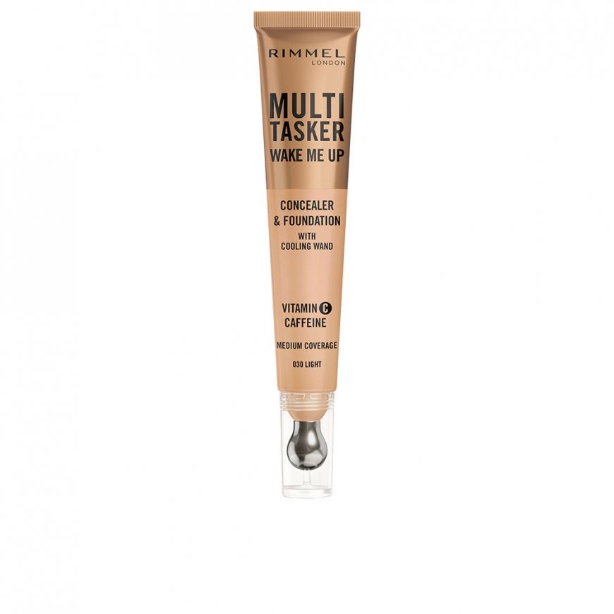 Rimmel London Multitasker Wake Me Up Concealer and Foundation Mocha, 20 ml – 2