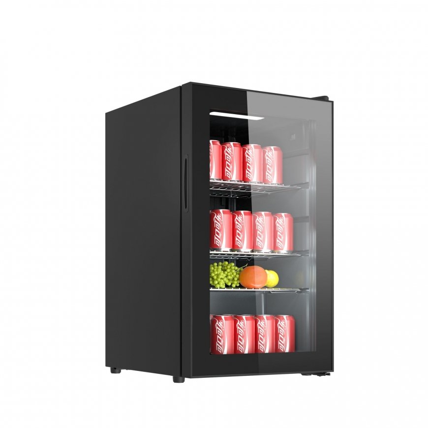 Guzzanti GZ 70G ledusskapis Brīvi novietots 63 L E Melns