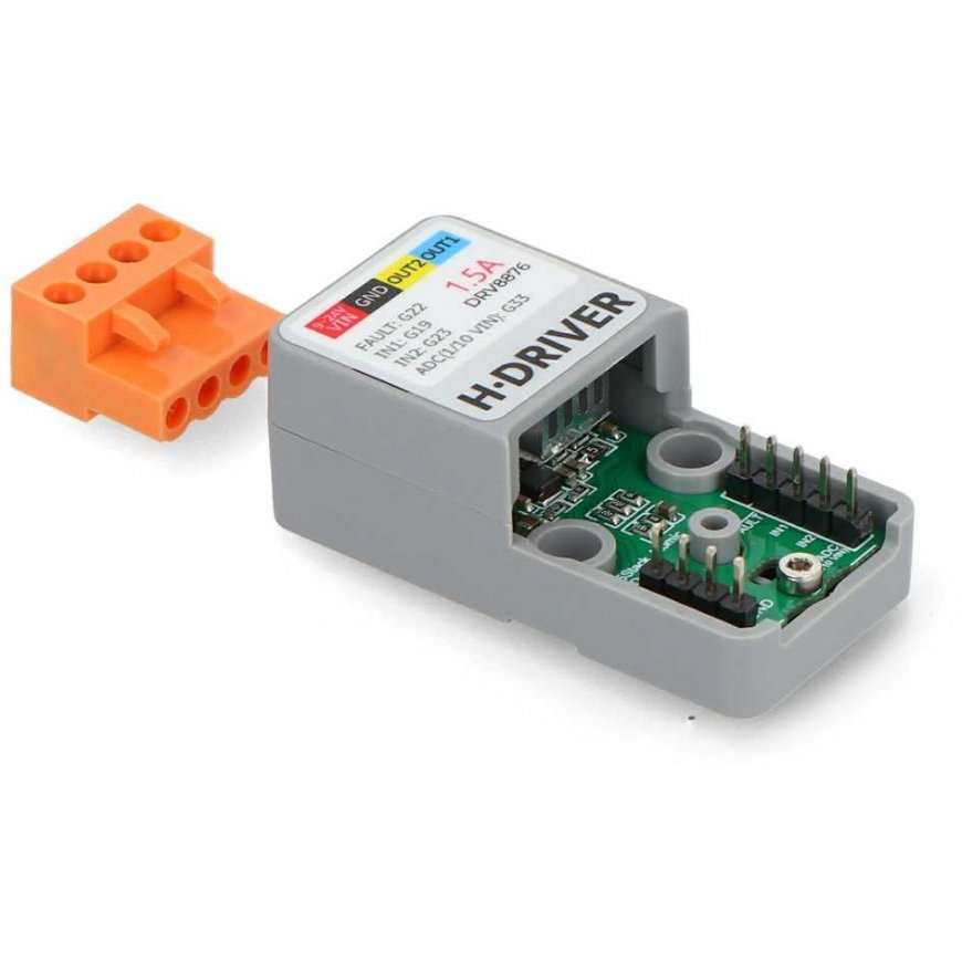 Atomic H-Driver Base – Motor Controller – DRV8876 – M5Atom Expansion Module – M5Stack A092 – 4