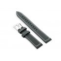 Pacific W25 leather watch strap - gray - 20mm Pacific W25 leather watch strap - gray - 20mm