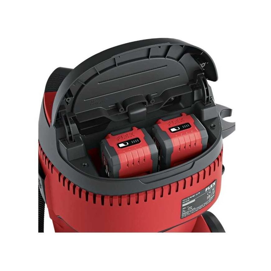 Akumuliatorinis dulkių siurblys FLEX VCE 22 L AC 2x18,0 – 3