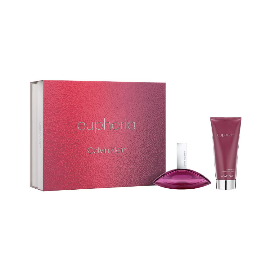 Kvepalų rinkys Calvin Klein Euphoria (EDP 50 ml + Kūno losjonas 100 ml)