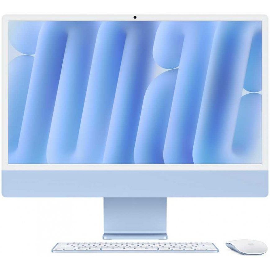 Stationary computer Apple iMac Blau CZ1E5-0001010 - 61cm(24'') M4 8?Core CPU, 8?Core GPU, 16GB RAM, 256GB SSD, Standard glass, M
