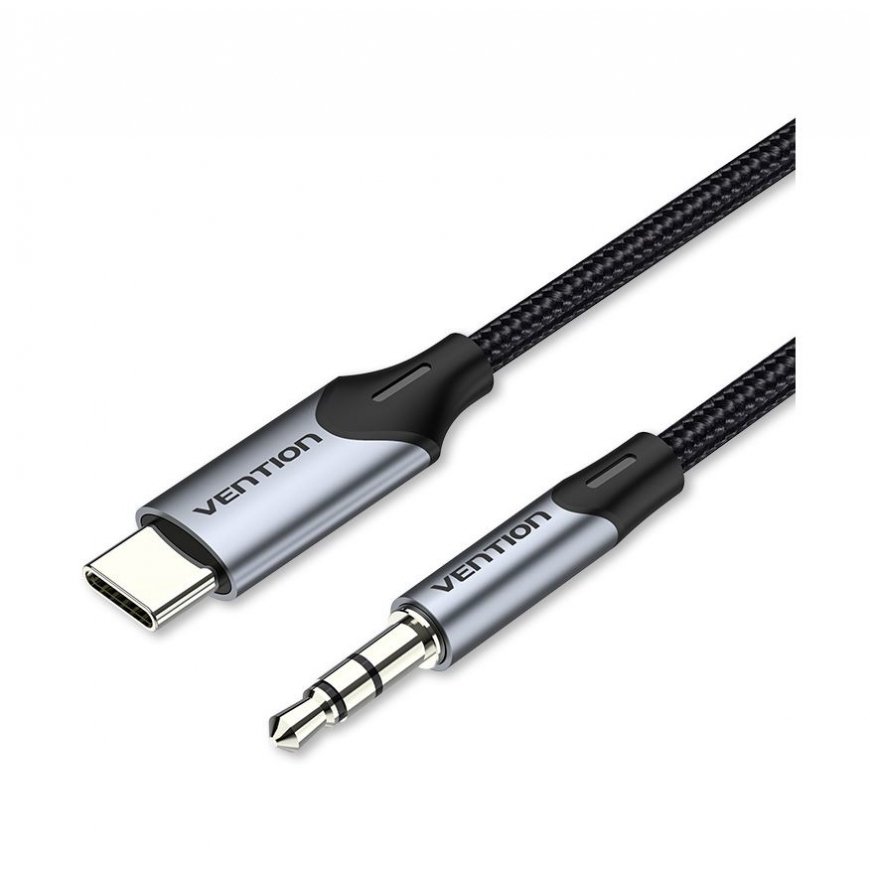 Vention BGKHF аудио кабель 1 m 3,5 мм USB Type-C Серый