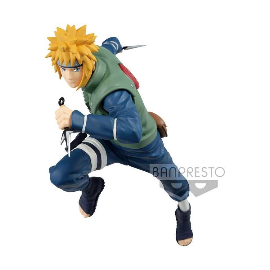 Banpresto Naruto Shippuden Vibration Stars Namikaze Minato figuuri 18cm