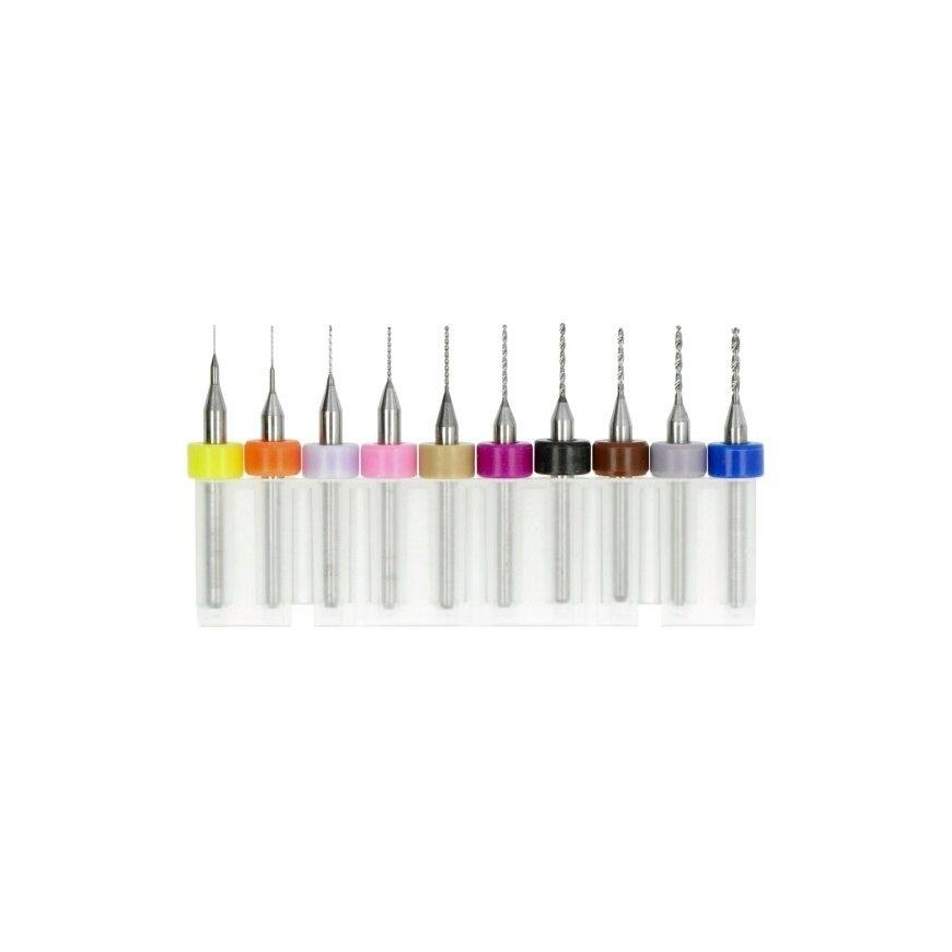 Drill Verto Miniature Drill Set CNC 10 pcs - from 0.2 to 1.2mm – 2
