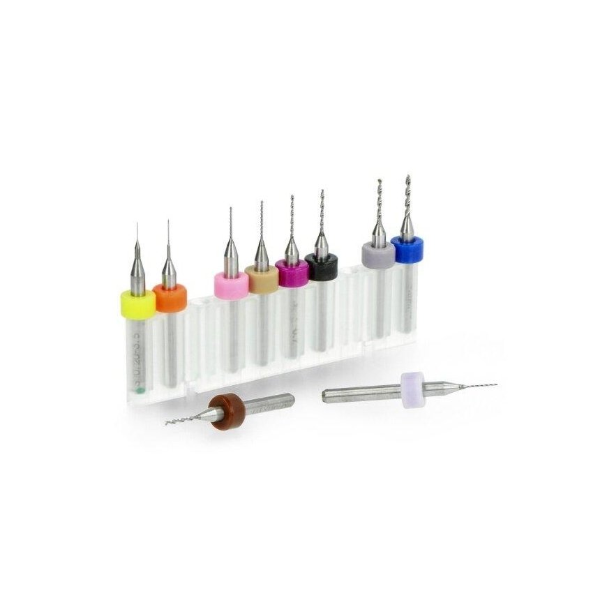 Drill Verto Miniature Drill Set CNC 10 pcs - from 0.2 to 1.2mm – 4
