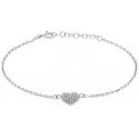 Brilio Silver Brilio Silver Romantic silver bracelet with heart BR11AW Brilio Silver Brilio Silver Romantic silver bracelet with heart BR11AW