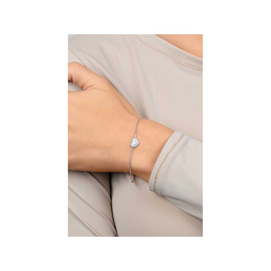 Brilio Silver Brilio Sidabrinis Romantic sidabrinis apyranke su širdele BR11AW – 3