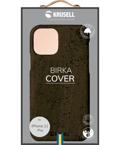 Krusell Birka Cover Apple iPhone 11 Pro dark brown – 5