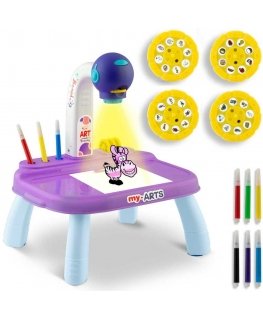 Ricokids 773700 piirustusprojektori - violetti