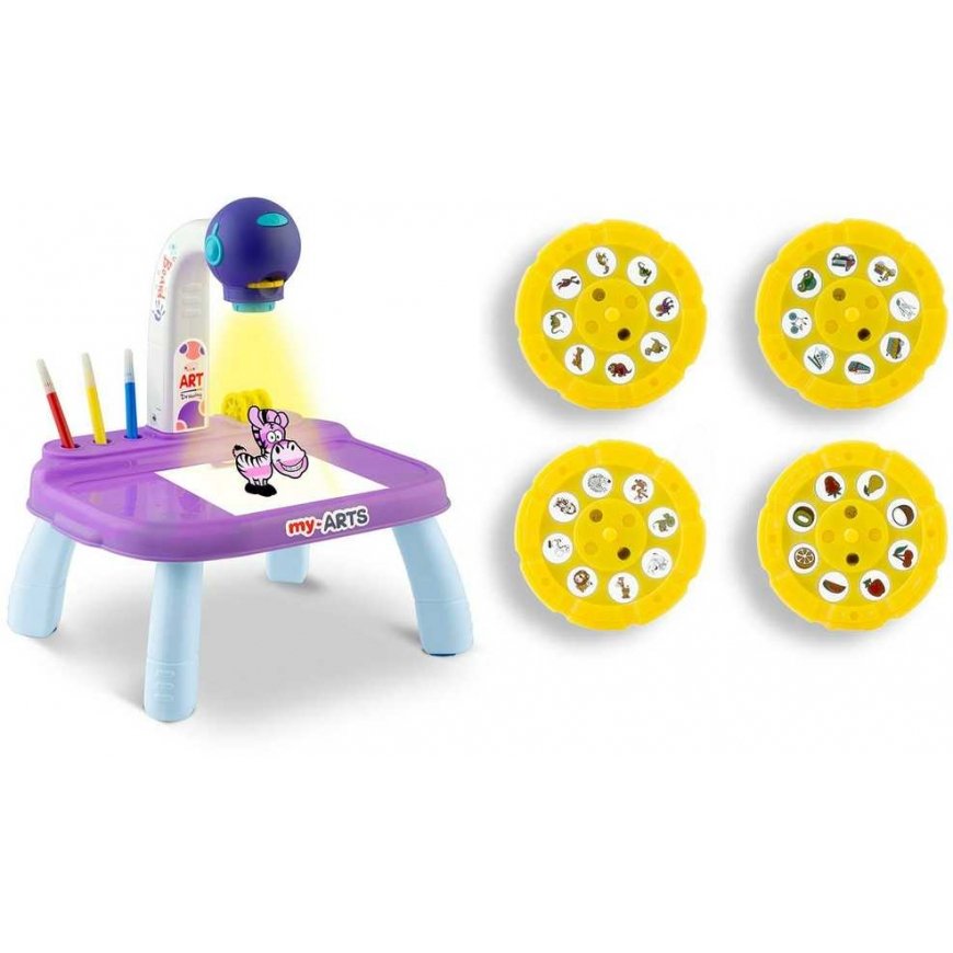 Projektorius do nauki rysowania Ricokids 773700 - violetinė – 4
