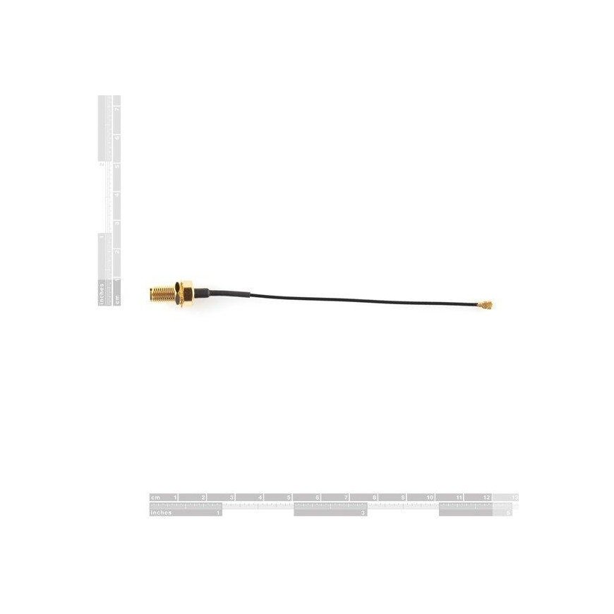 Antenna U.FL adapter with SMA socket, 10 cm, SparkFun WRL-09145 – 2