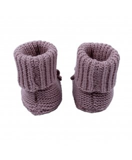 Monster Clippers Lodger Slipper -neuletossut, roosanväriset 0-6m, SLK 107_0-6