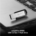 Lexar JumpDrive M400 USB-välkmälu 256 GB USB tüüp A 3.2 Gen 1 (3.1 Gen 1) Hõbe Lexar JumpDrive M400 USB-välkmälu 256 GB USB tüüp A 3.2 Gen 1 (3.1 Gen 1) Hõbe