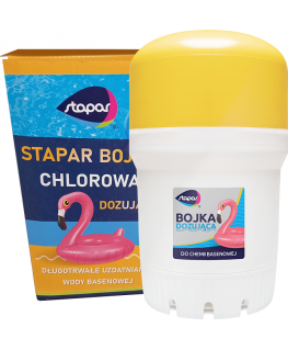 800g dosing float with STAPAR tablets