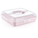 Lumarko Pink CAKE CONTAINER PARTY-BUTLER 34.5x34.5x10.5CM NORDIC Pink (10664)