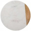 Secret De Gourmet GEOM HYGGE rotating tray, Ø 30 cm, marble, white