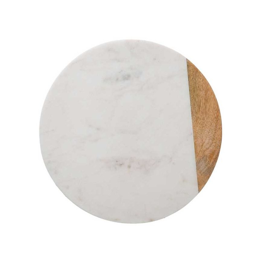 Secret De Gourmet GEOM HYGGE rotating tray, Ø 30 cm, marble, white – 4
