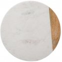 Secret De Gourmet GEOM HYGGE rotating tray, Ø 30 cm, marble, white