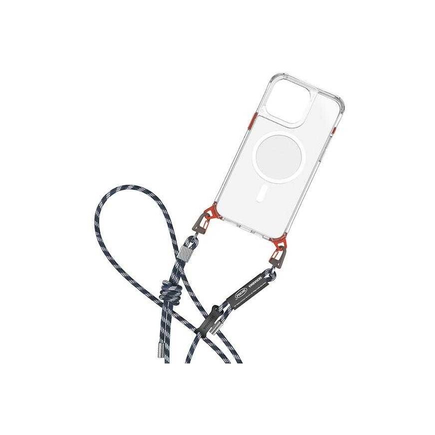 Skinarma Dyno universal lanyard case for phone blue