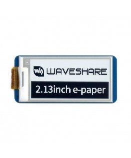 E-paperi-E-Ink-näyttö, 2,13” 250x122px, SPI, mustavalkoinen, Raspberry Pi Picolle, Waveshare 19406
