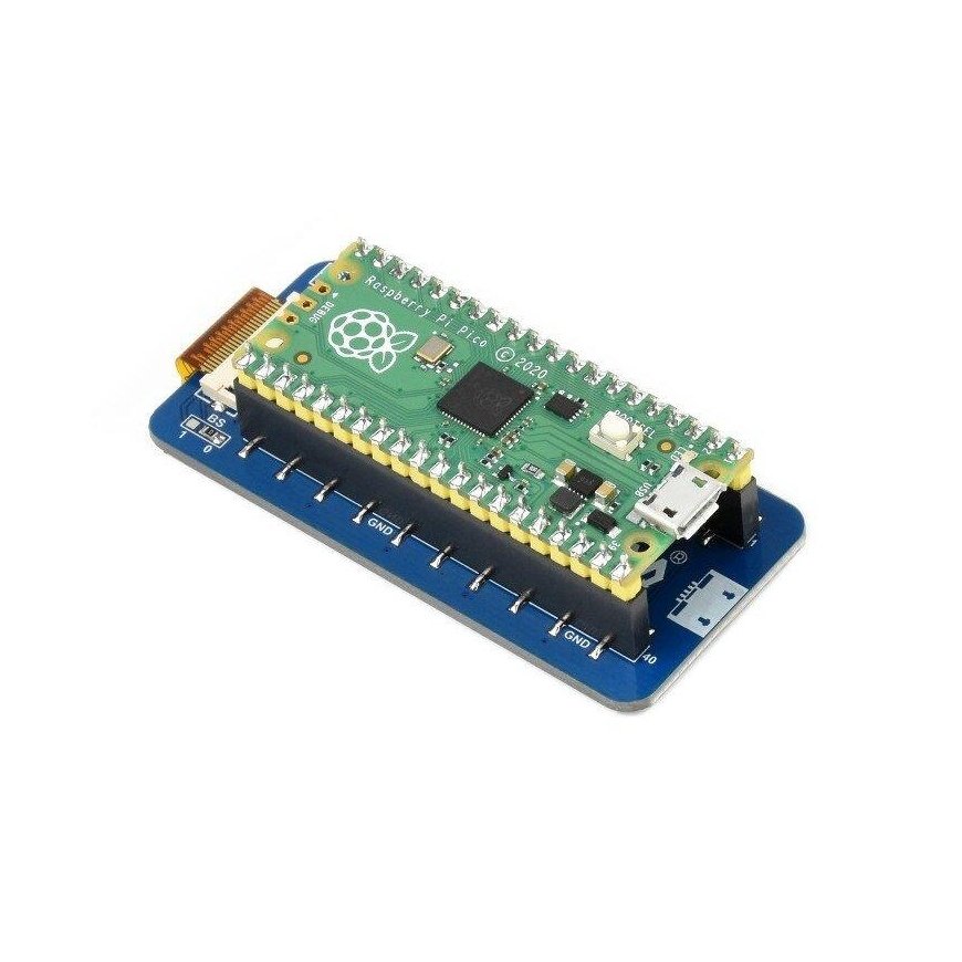 E-paperi-E-Ink-näyttö, 2,13” 250x122px, SPI, mustavalkoinen, Raspberry Pi Picolle, Waveshare 19406 – 2