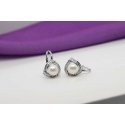 Brilio Silver Luxurious pearl earrings made of silver EA393W Brilio Silver Luxurious pearl earrings made of silver EA393W