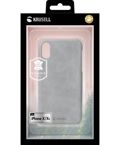 Krusell Sunne Cover Apple iPhone XS vintage grey – 6
