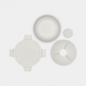 Brabantia Make & Take Salātu bļoda 1300 L Apaļš Plastmasa Pelēks 1 pcs Brabantia Make & Take Salātu bļoda 1300 L Apaļš Plastmasa Pelēks 1 pcs