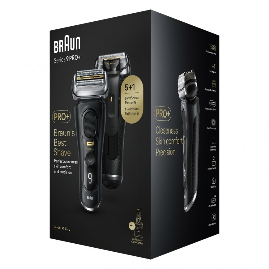Braun Series 9 Pro+ 9560cc Триммер Черный – 2