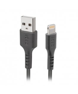 SBS TECABLEUSBIP589K кабель с разъемами Lightning 1 m Черный