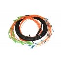 Extralink SC/APC-LC/PC | multipatchcord | SM 24F 30M, cascade, 90cm Extralink SC/APC-LC/PC | multipatchcord | SM 24F 30M, cascade, 90cm