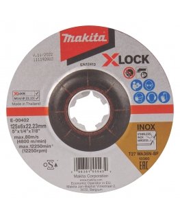 Makita E-00402 kampinio šlifuoklio priedas Šlifavimo diskas