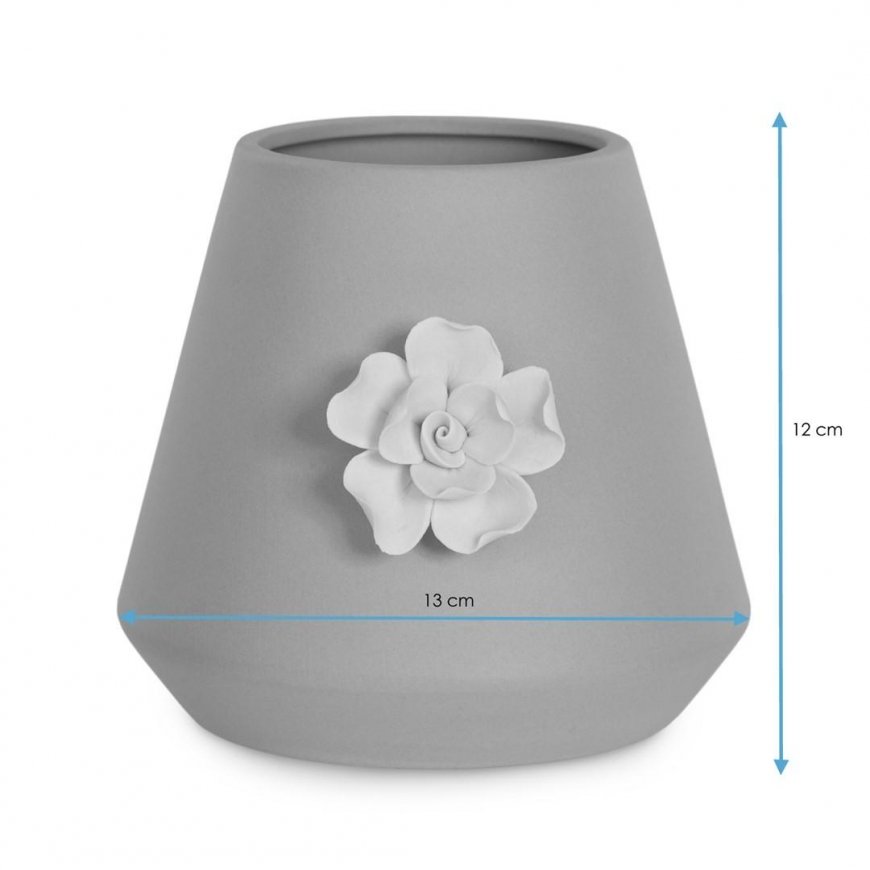 AmeliaHome Flower pot AH LUSITANO CACAO 13X12 – 5