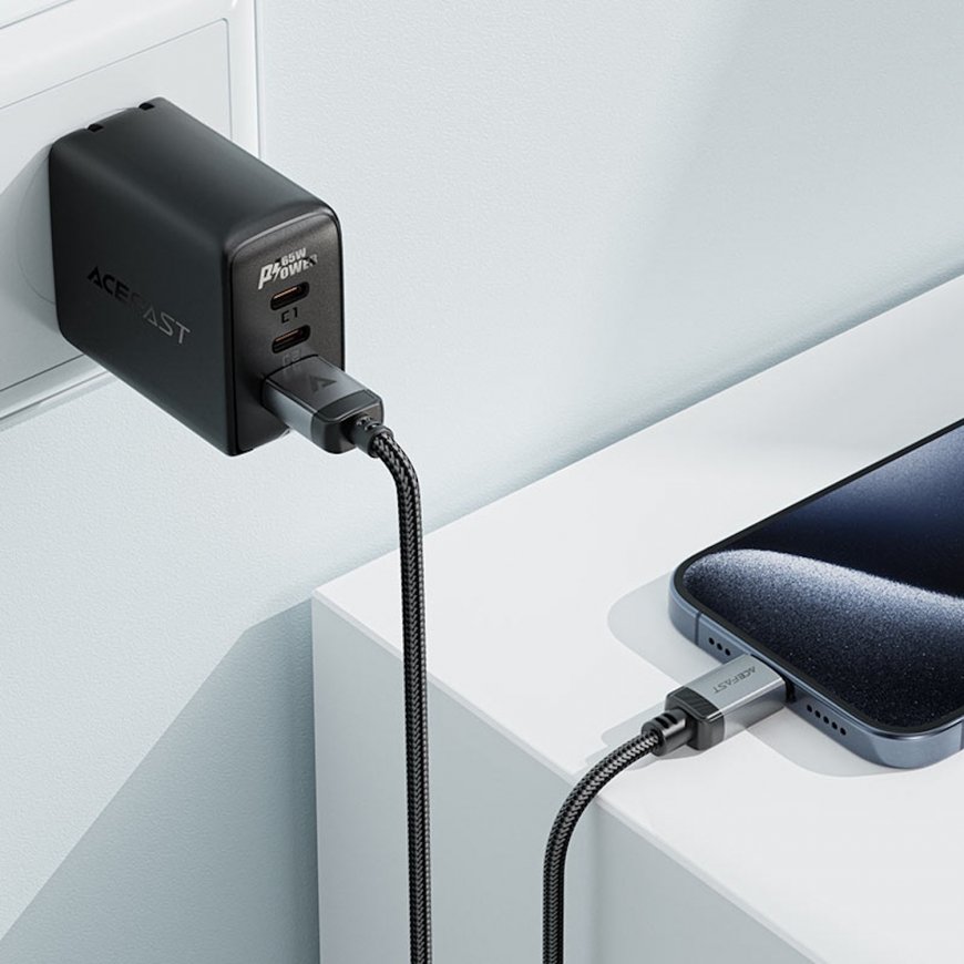 Acefast C20-04 USB-A į USB-C kabelis 3A 1.2m Greitam įkrovimui i – 5