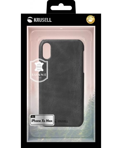 Krusell Sunne Cover Apple iPhone XS Max vintage black – 6