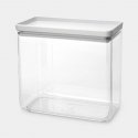 Brabantia Tasty+ Прямоугольный Канистра 3,5 L Светло-серый, Прозрачный 1 шт Brabantia Tasty+ Прямоугольный Канистра 3,5 L Светло-серый, Прозрачный 1 шт
