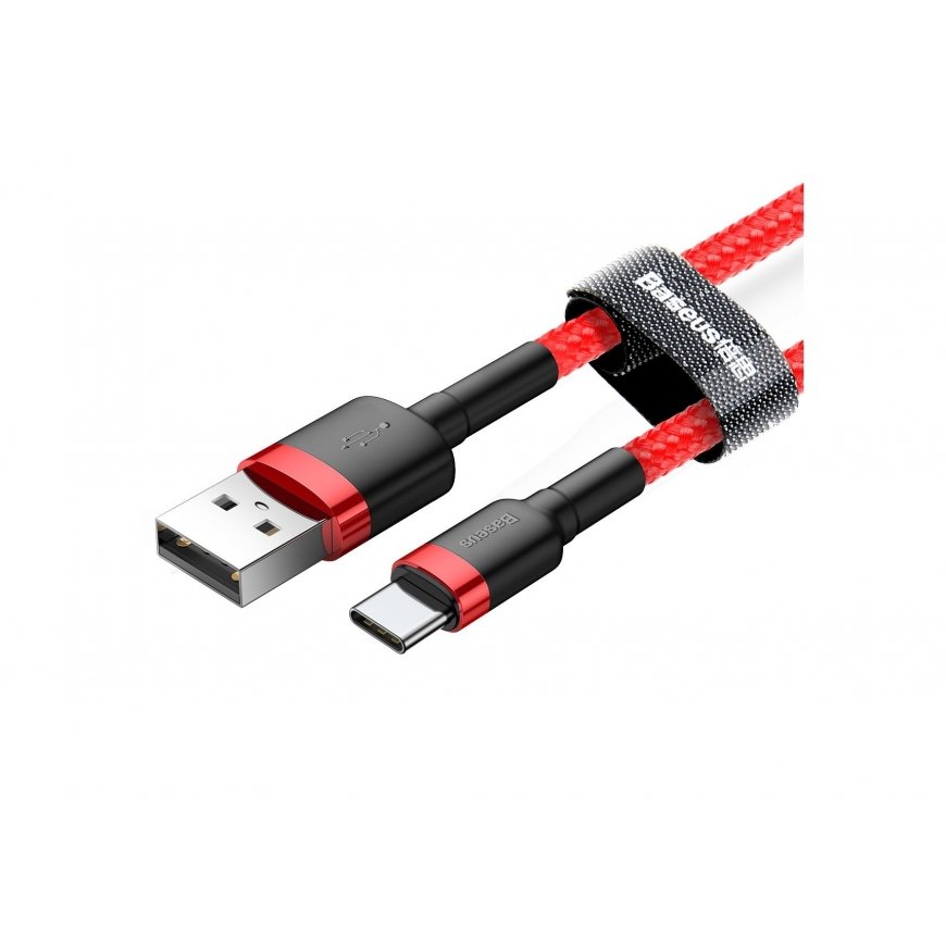 Baseus Cafule USB kabelis USB 2.0 2 m USB A USB C Sarkans – 2
