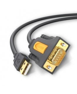 Ugreen 20210 кабель последовательной связи Черный 1 m USB 2.0 RS-232