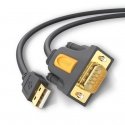 Ugreen 20210 sarjakaapeli musta 1 m USB 2.0 RS-232 Ugreen 20210 sarjakaapeli musta 1 m USB 2.0 RS-232