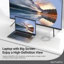 4smarts 540955 HDMI kabelis 2 m USB C HDMI Type A (Standard) Balts