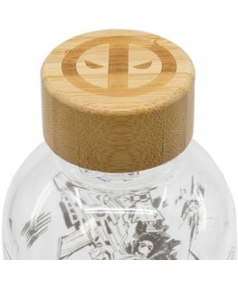 Drinkware STOR Marvel Deadpool glass bottle 1030ml