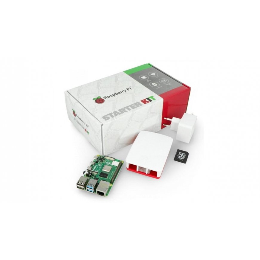 Raspberry Pi 4B WiFi 4GB RAM -setti virallisilla lisävarusteilla