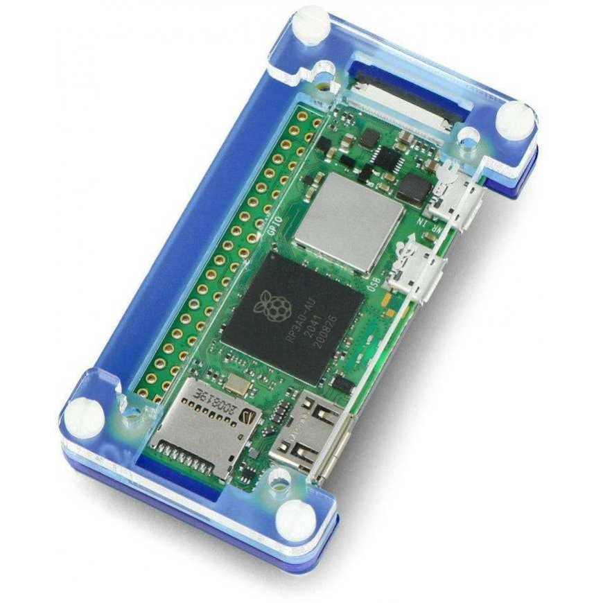 Pibow Zero 2 W - Raspberry Pi Zero 2 W dėklas - violetinė - PiMoroni PIM595